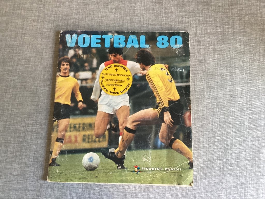 Panini plakplaatjes album 1980, Ophalen of Verzenden, Gebruikt, Overige binnenlandse clubs, Poster, Plaatje of Sticker
