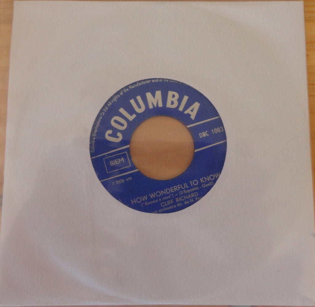 Cliff Richard > How wonderful to know, Ophalen of Verzenden, Gebruikt, 7 inch, Pop