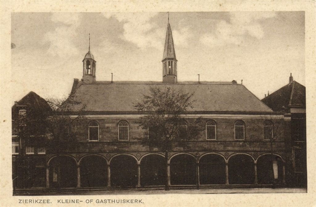 Zierikzee. Kleine- of Gasthuiskerk. - 1931 gelopen, Ophalen of Verzenden, 1920 tot 1940, Gelopen, Zeeland