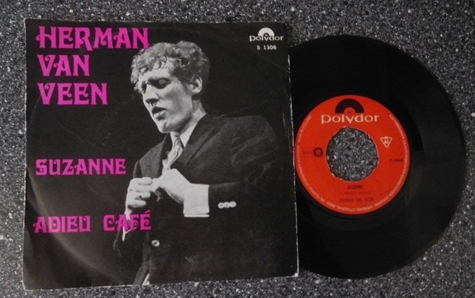 Herman van Veen - Suzanne (NL 1969) (vanaf € 2,00), Ophalen of Verzenden, Zo goed als nieuw, 7 inch, Levenslied of Smartlap