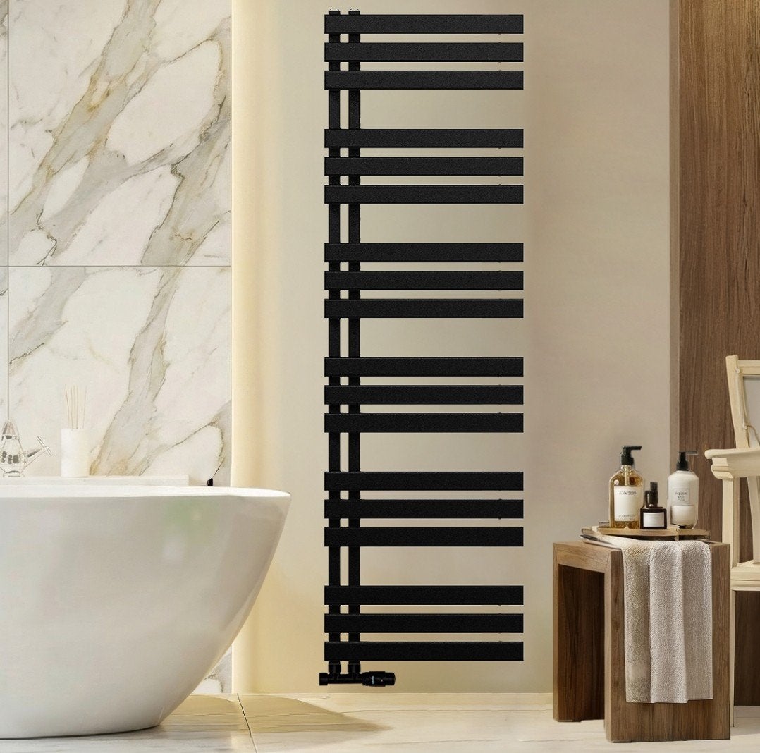 OPPIO Elite - handdoek radiator zwart, Doe-het-zelf en Verbouw, Verwarming en Radiatoren, Ophalen, Minder dan 60 cm, Radiator