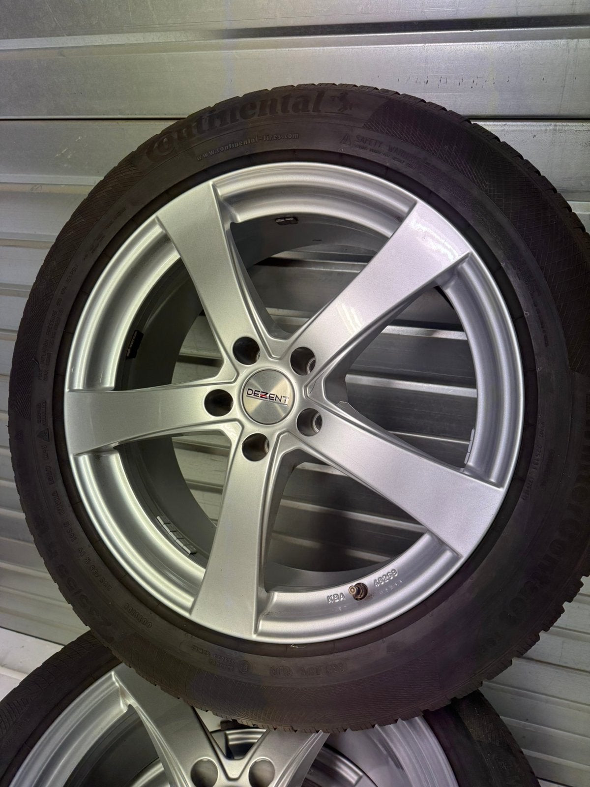 19” Winterset Audi Q5 Continental 235/55R19, Auto-onderdelen, Banden en Velgen, 19 inch, Gebruikt, Banden en Velgen, 235 mm