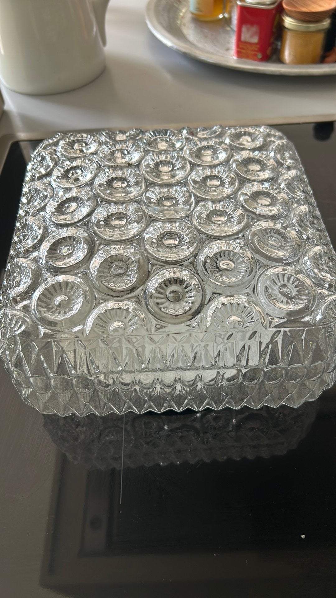 Retro plafondlamp, Ophalen, Gebruikt