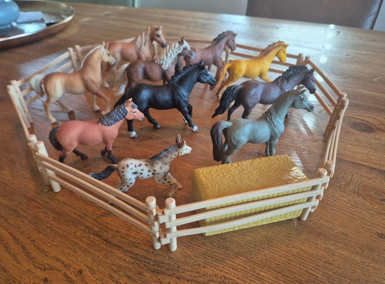 Schleich paarden en hekwerk + Kids Globe koeien, Verzamelen, Ophalen, Zo goed als nieuw