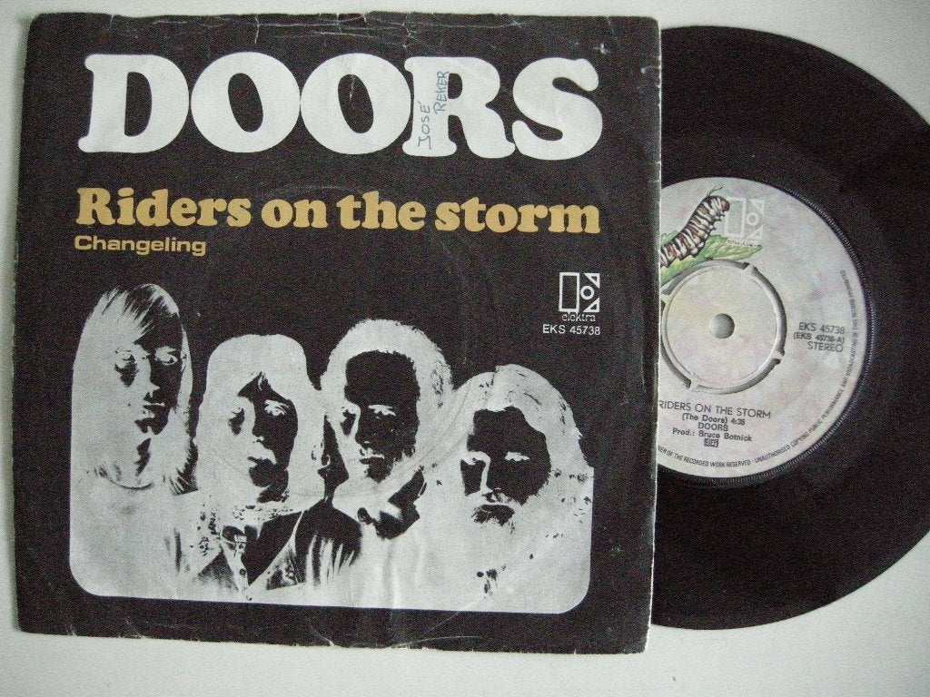 The Doors Riders On The Storm - 7'' vinyl zgan, Cd's en Dvd's, Ophalen, Zo goed als nieuw, 7 inch, Pop