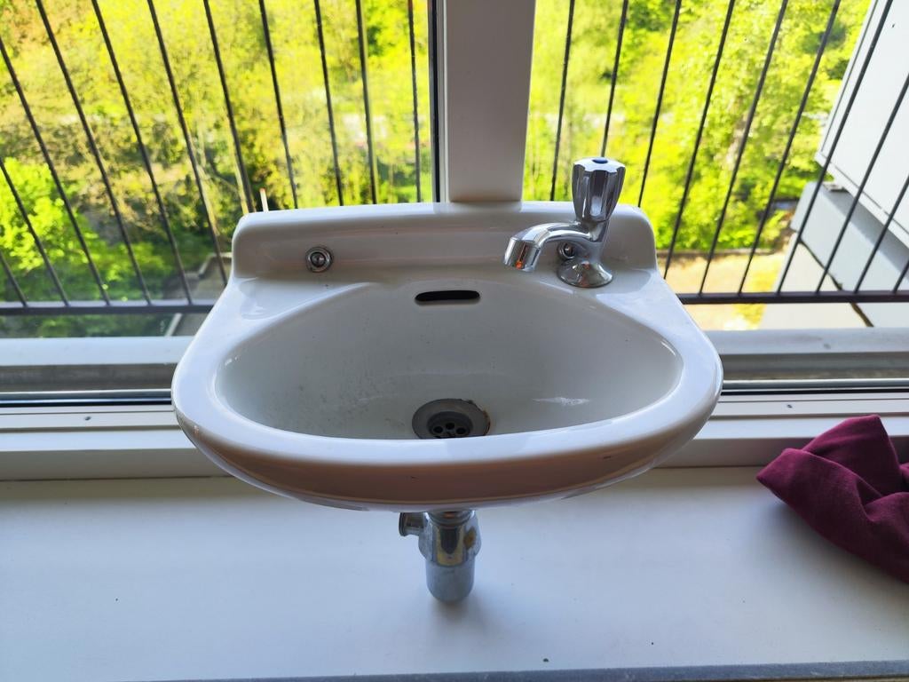 Compact fonteintje met kraan voor toilet, Ophalen, Toilet