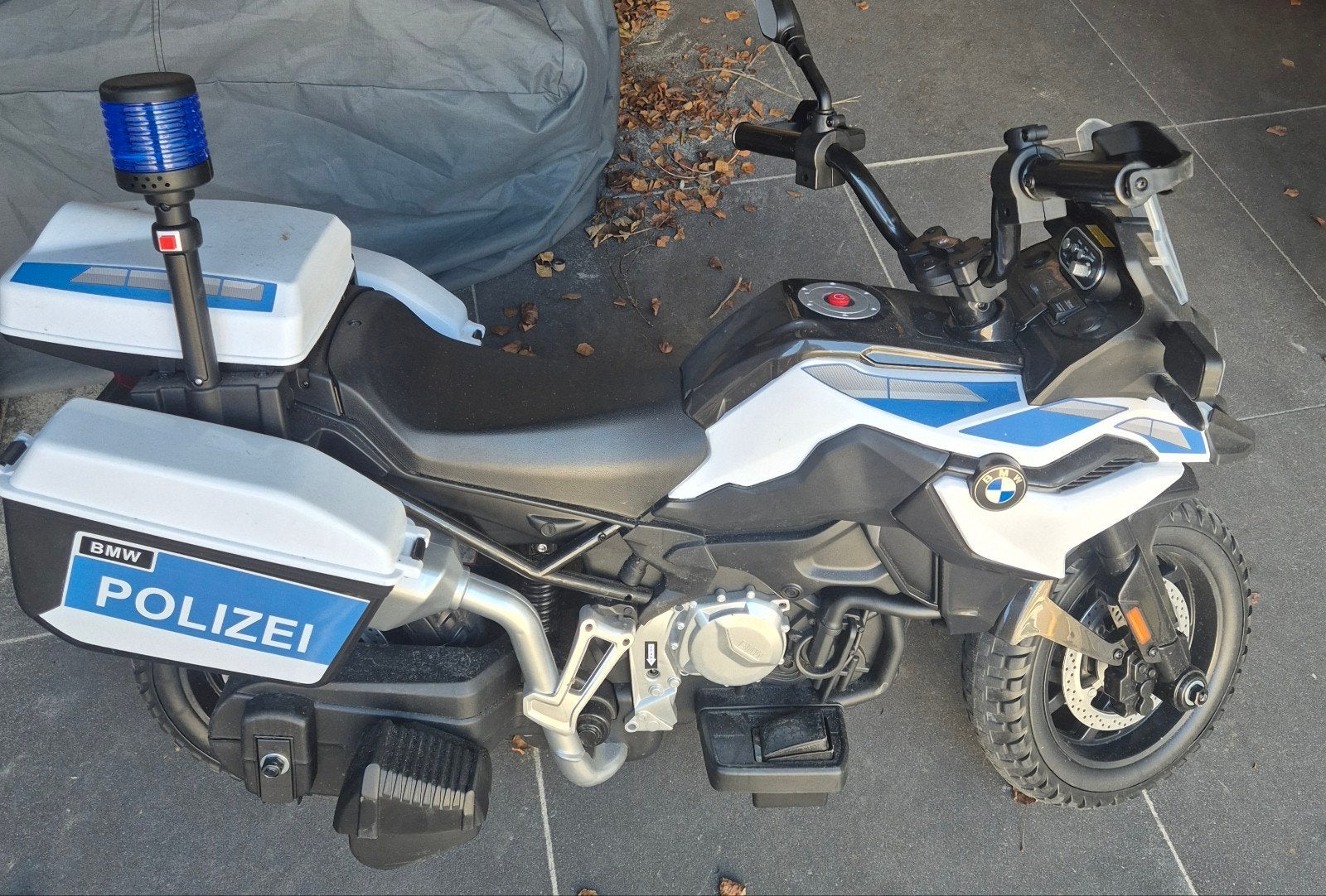BMW Polizei elektrische kindermotor, Ophalen, Gebruikt