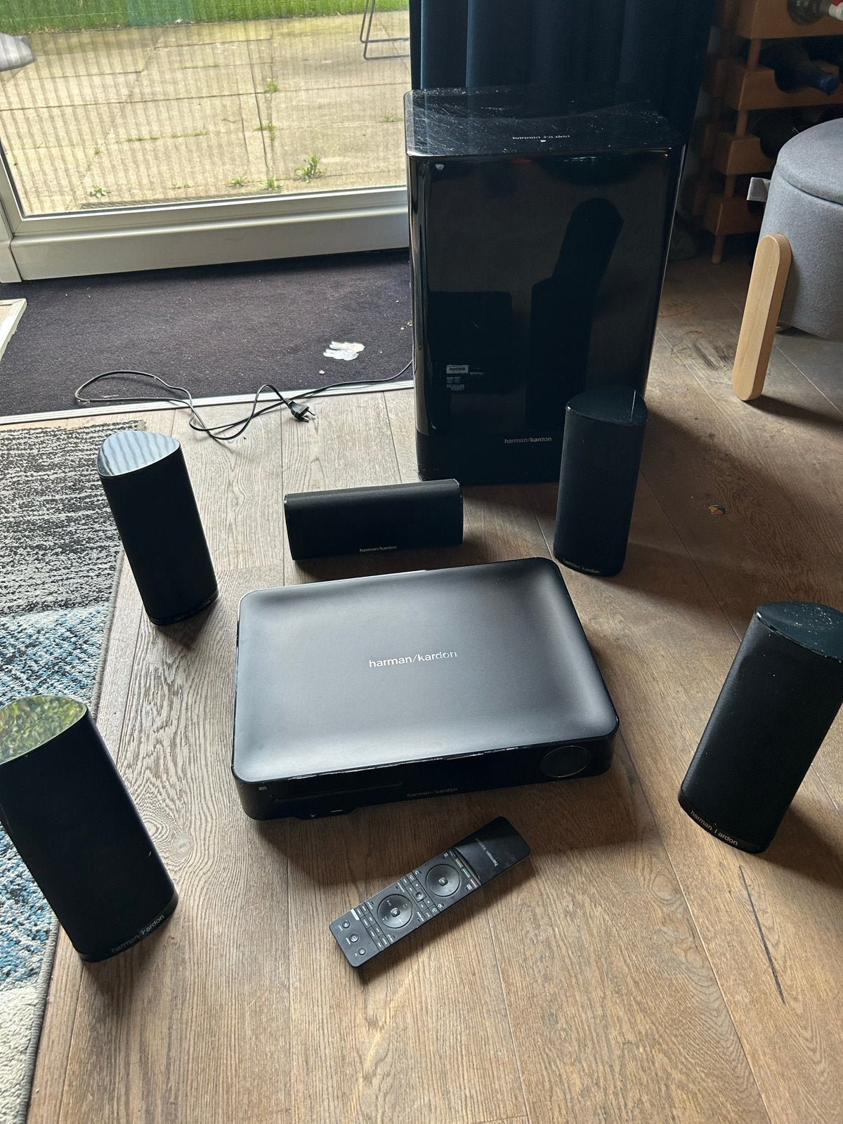 Harman Kardon BDS 577 5.1 Home Cinema Systeem met subwoofer, Gebruikt, Blu-ray-speler, 70 watt of meer, 5.1-systeem