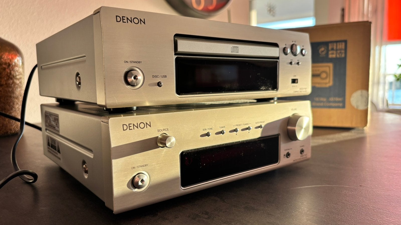 Mooie compacte Denon stereo set F107, Ophalen, Gebruikt, 60 tot 120 watt, Denon