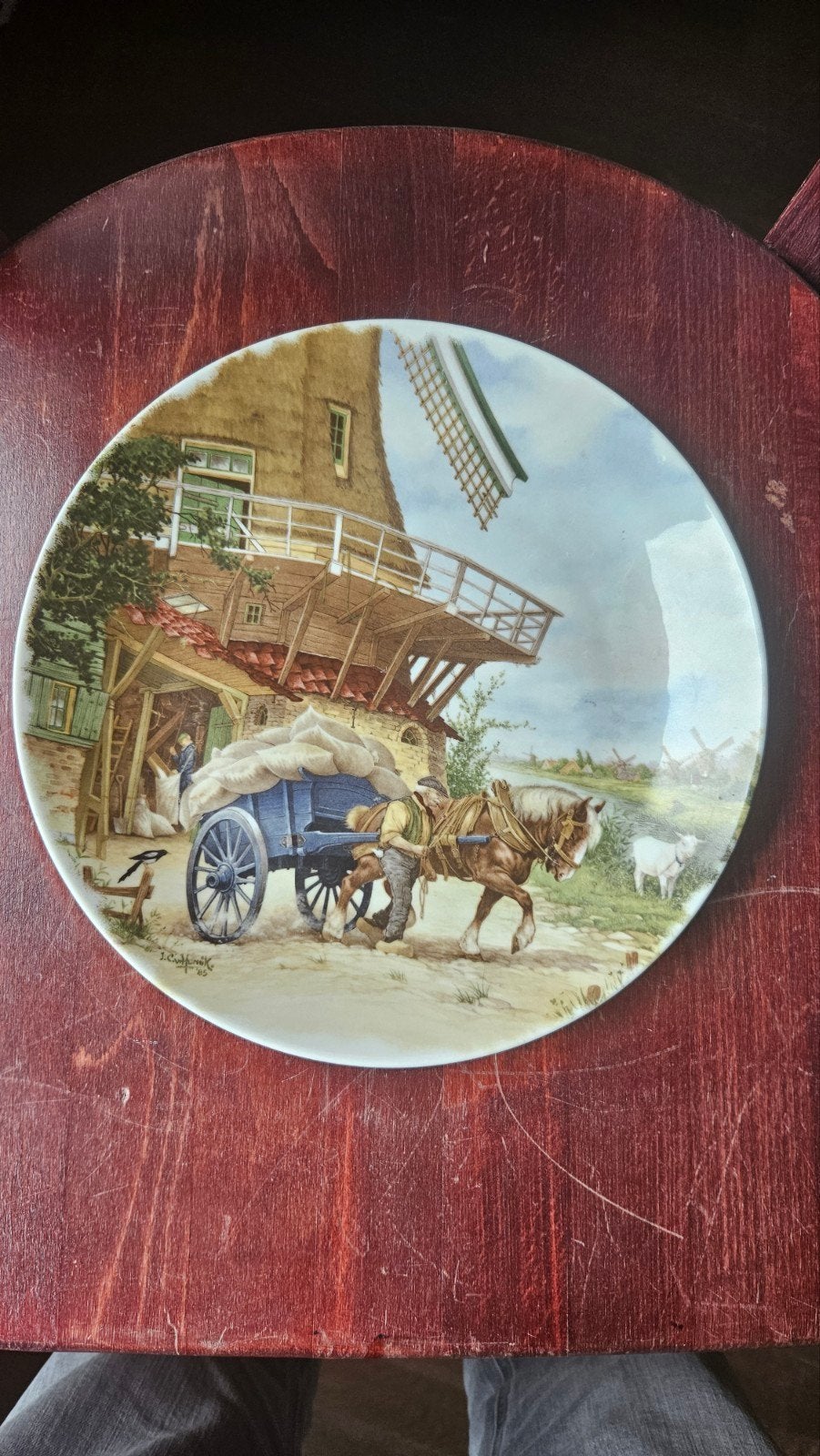 Decoratieve wandplaat Royal Schwabap Holland 1984, Ophalen of Verzenden