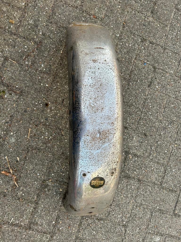 Triumph T140  roestig achterspatbord, Ophalen, Gebruikt