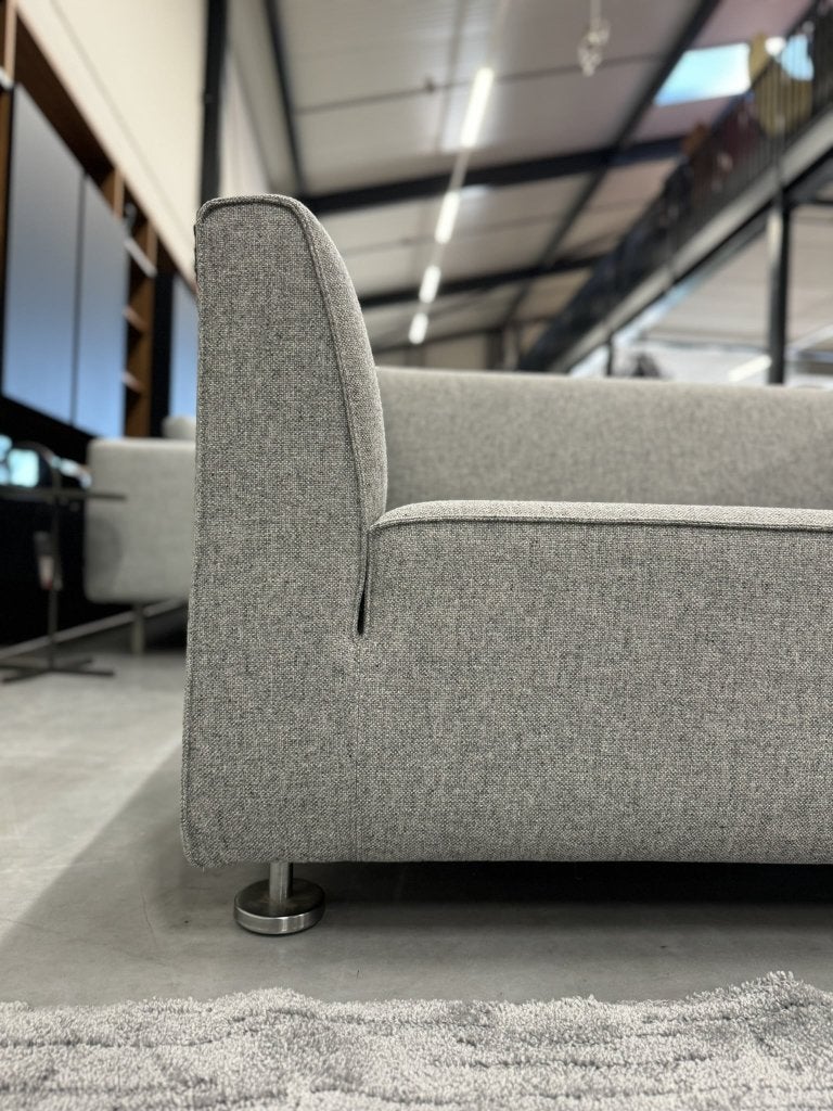 Nieuw Gelderland 4800 Loveseat Bank 2 zits Hallingdal grijs, Ophalen of Verzenden, Rechte bank, Minder dan 150 cm, Info@gelderlanddesign.com