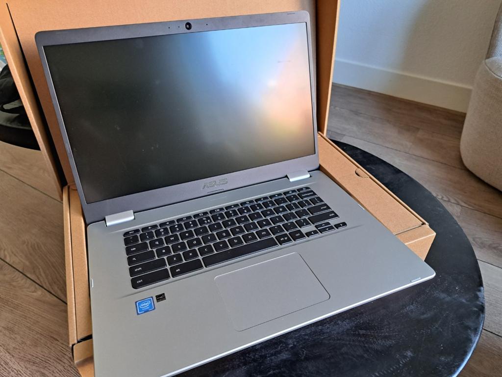 ASUS Chromebook C523N - Nieuw in doos, 4 GB of minder, 15 inch, Qwerty, ASUS