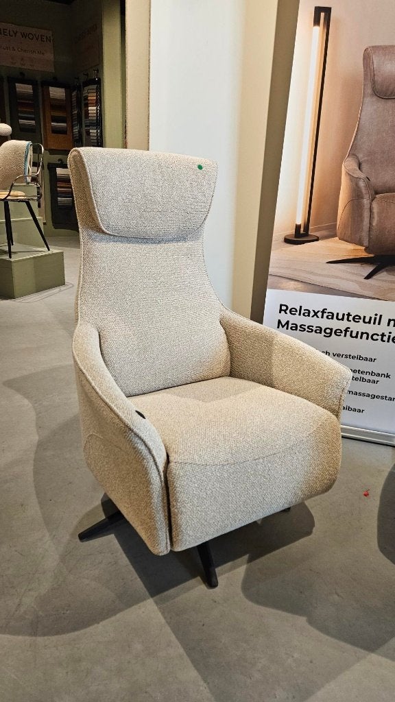 Massage Fauteuil Naturel Showmodel van 899,-, Ophalen, Nieuw, 75 tot 100 cm, 50 tot 75 cm