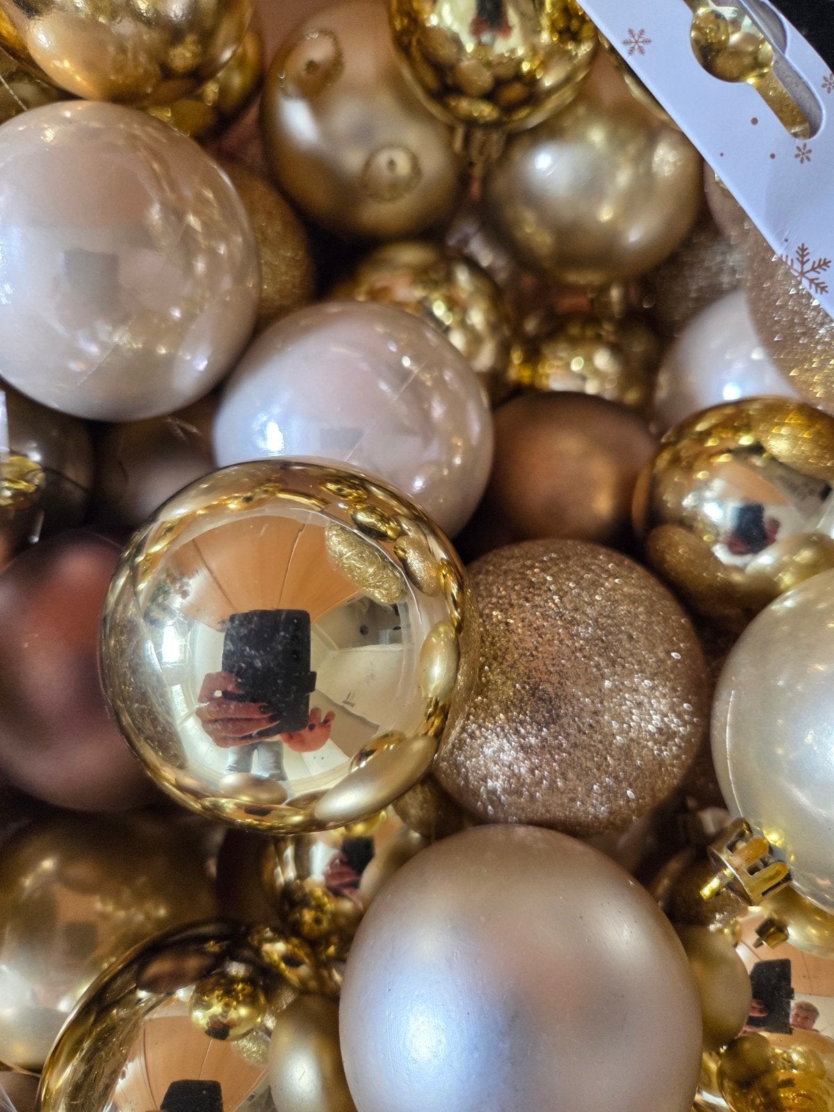 kerstballen kunststof, Ophalen, Gebruikt