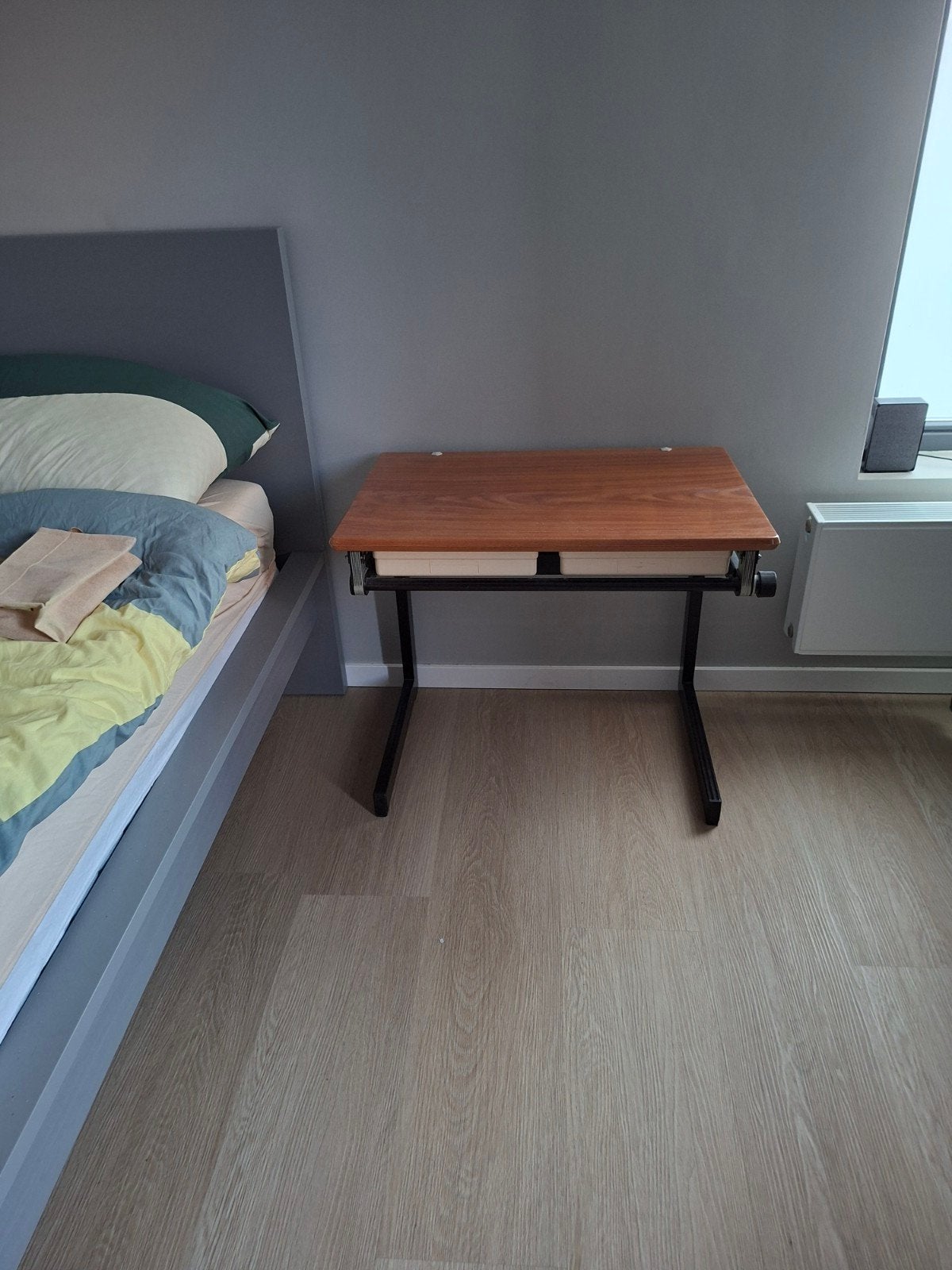 Tekentafel en stoel in hoogte verstelbaar, Ophalen, Gebruikt, In hoogte verstelbaar, Overige materialen