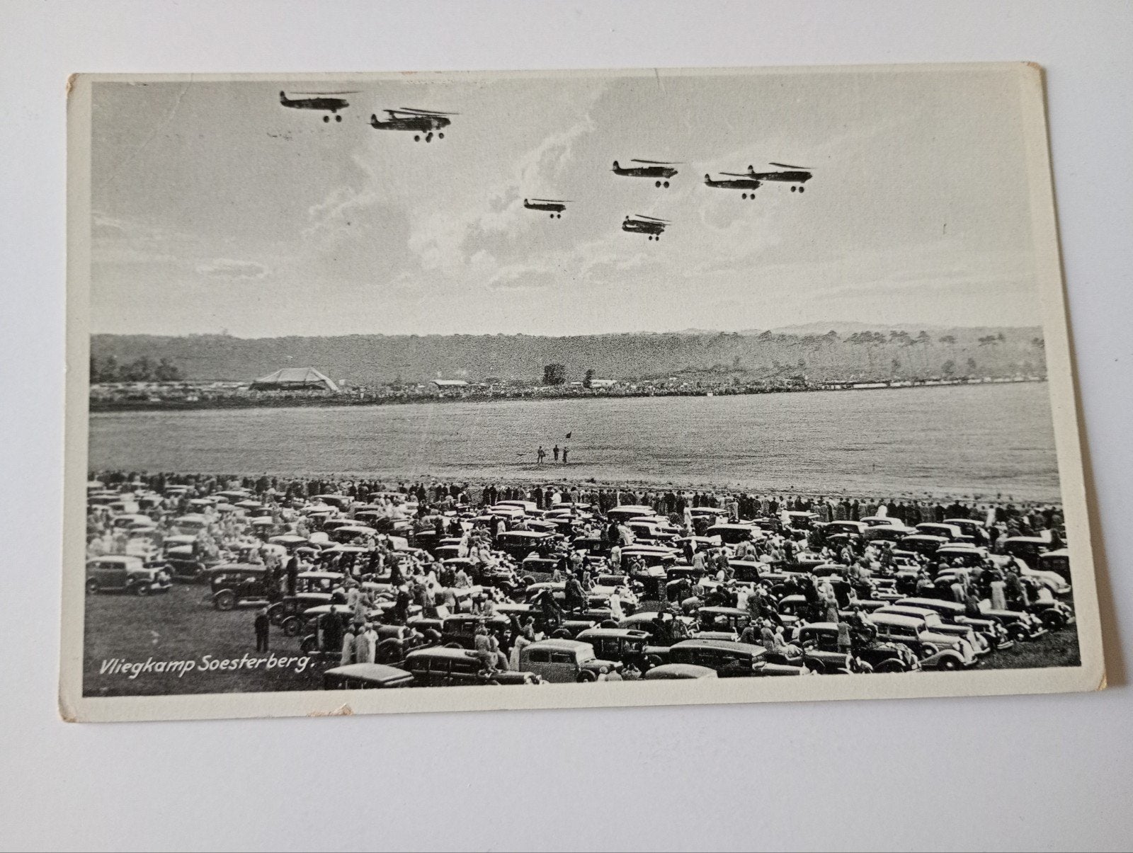 Soesterberg Militair Vliegtuig Auto 1939, Verzamelen, Ophalen of Verzenden, 1920 tot 1940, Gelopen, Utrecht