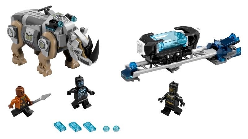 Lego Marvel 76099 Rhino Face-Off by the Mine, Compleet, Marvel, Lego, Ophalen of Verzenden