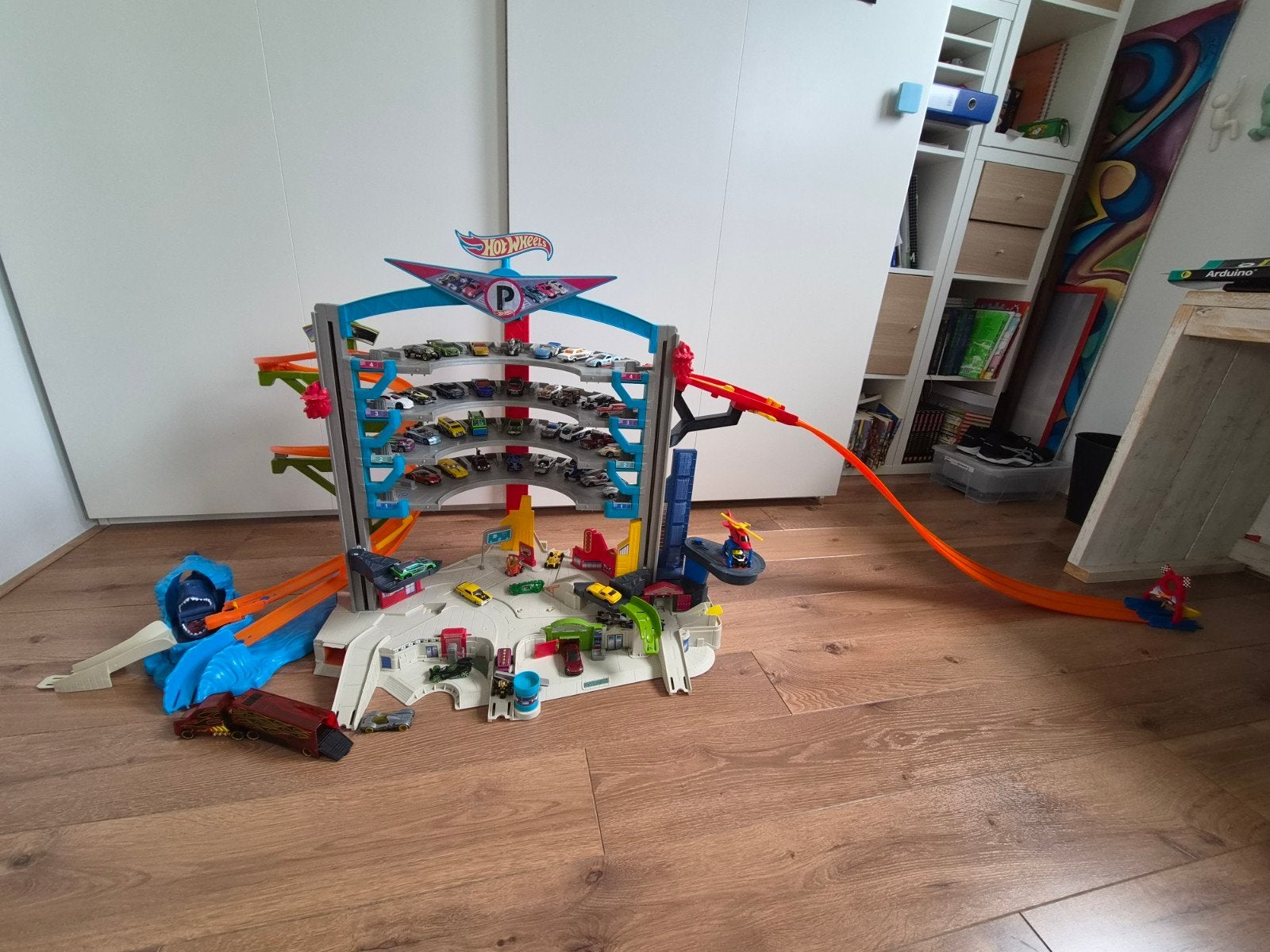 Hot Wheels Ultimate Garage met veel extra's, Ophalen, Zo goed als nieuw