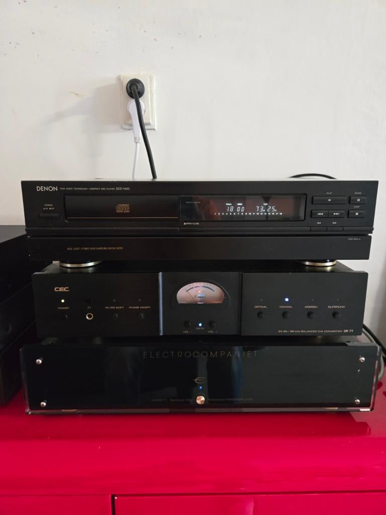 High-end audioset: Electrocompaniet, C.E.C., Denon, Gebruikt, Losse componenten, Cd-speler, Ophalen