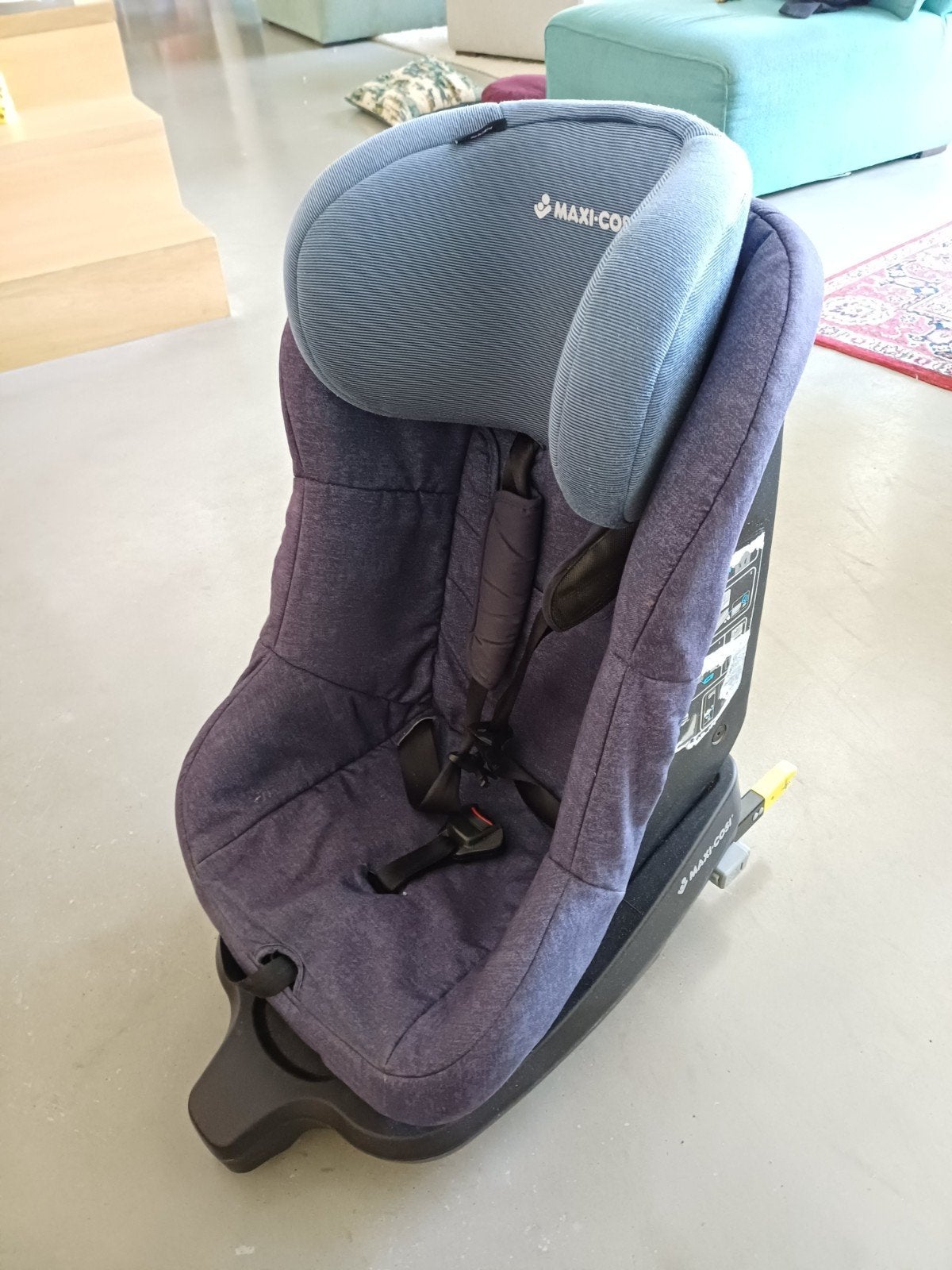 Maxi-Cosi Tobifix Nomad Blue autostoel, Ophalen, Verstelbare rugleuning, Gebruikt, 9 t/m 18 kg