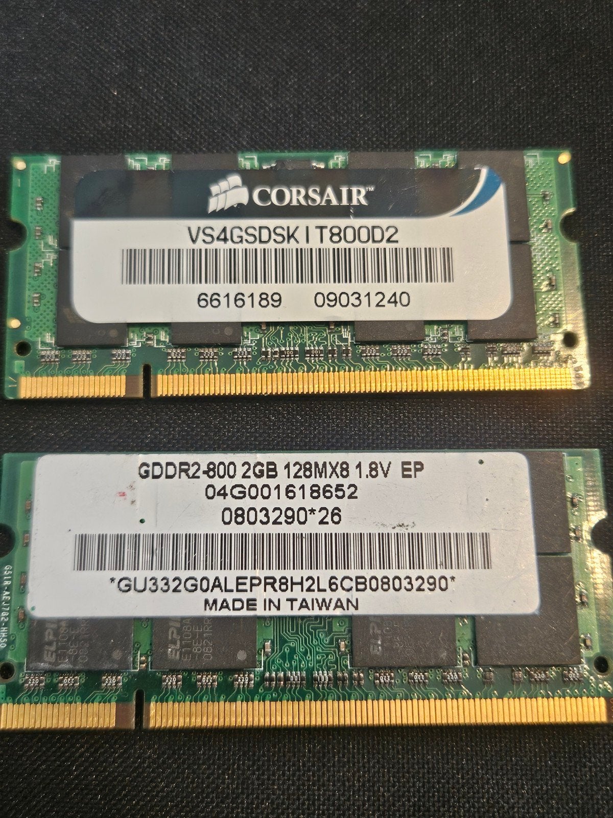 2x 2GB DDR2 RAM Geheugenmodules (4GB Totaal), Computers en Software, Gebruikt, Server, Ophalen of Verzenden, DDR2