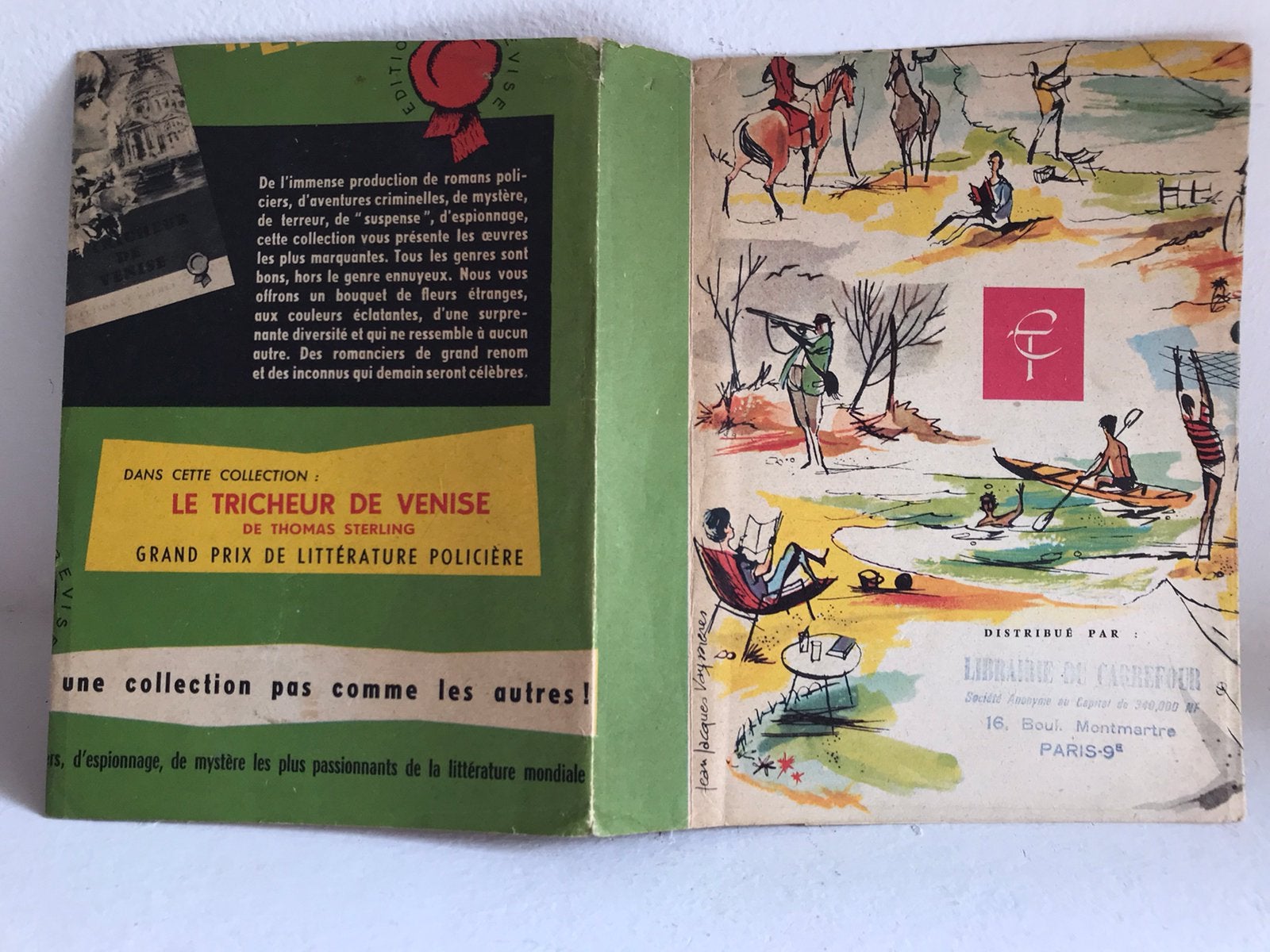 Boekomslag  illustraties Jean-Jacques Vayssières, Ophalen of Verzenden