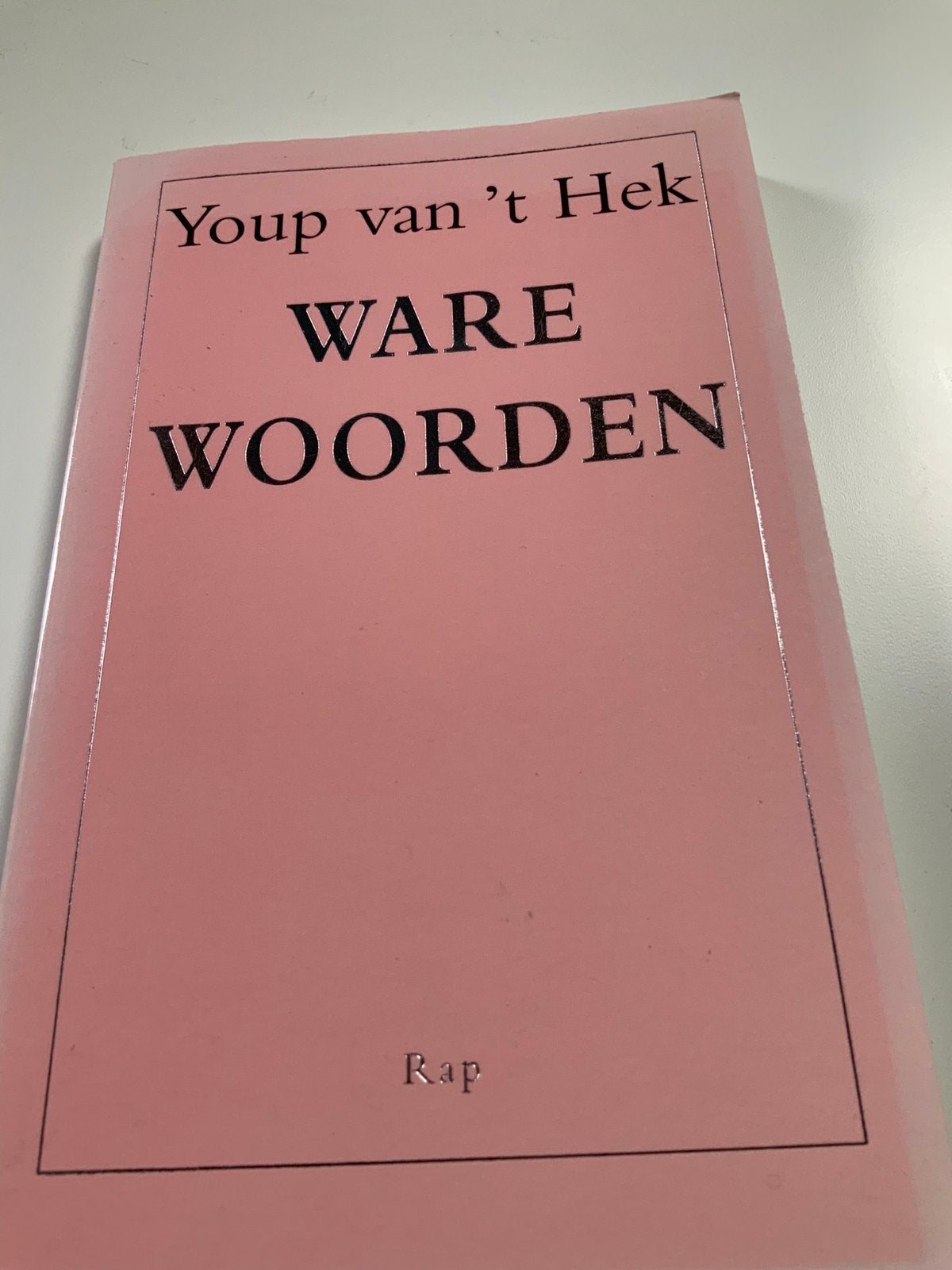 Boek. Youp van ‘t Hek. Ware woorden. Taal: Nederlands;, Boeken, Humor, Ophalen of Verzenden, Zo goed als nieuw, Verhalen