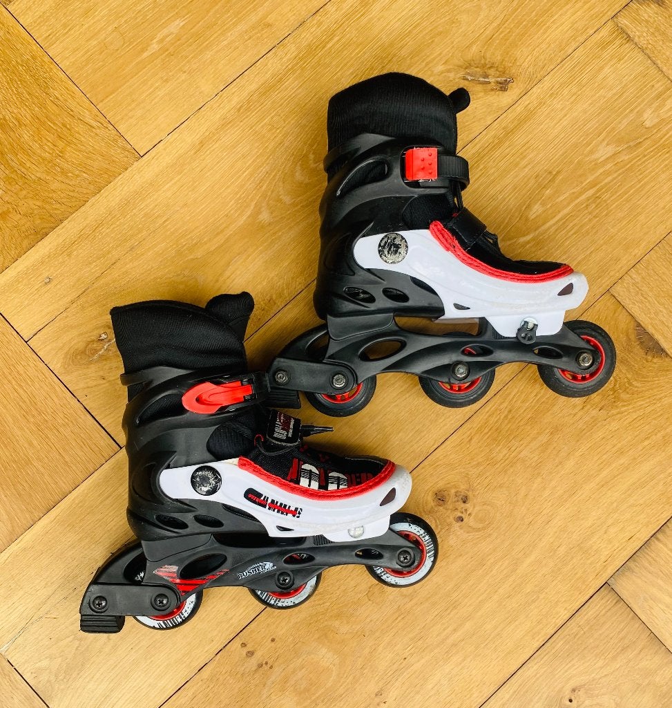 Rusher inline skates maat 31-34, gebruikt maar goed, Kinderen, Inline skates 4 wielen, Ophalen, Overige merken