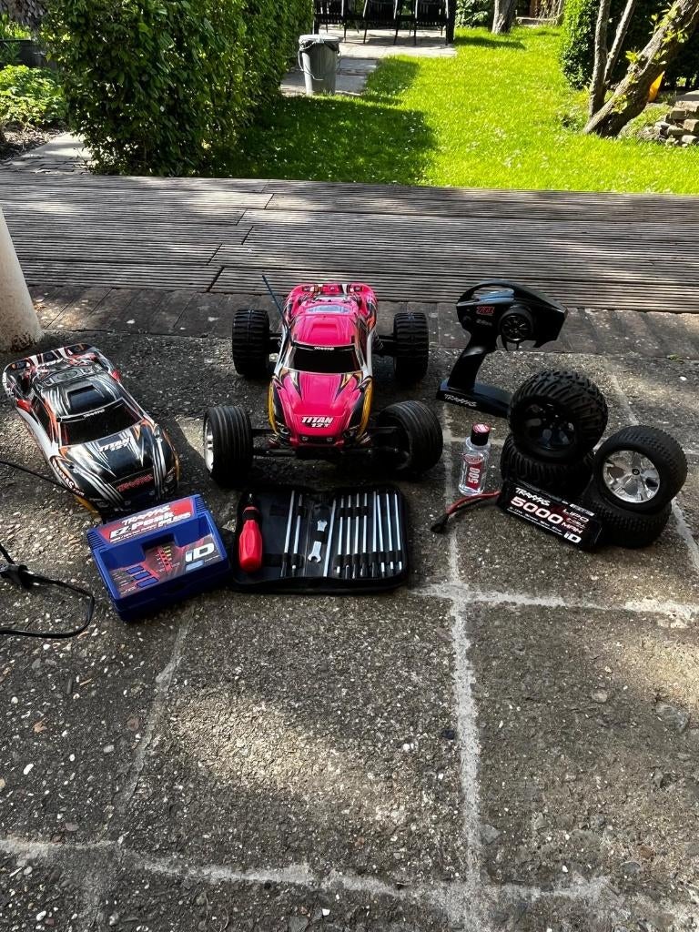 TRAXXAS RUSTLER 2WD – TOT 100 KM/U | Brushless, Gebruikt, Auto, 1:32 tot 1:50, Ophalen