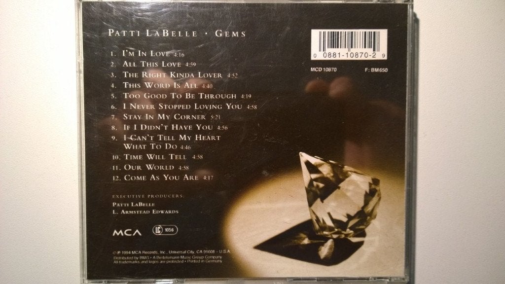 Patti LaBelle - Gems, Cd's en Dvd's, Ophalen of Verzenden, Zo goed als nieuw, Soul, Album