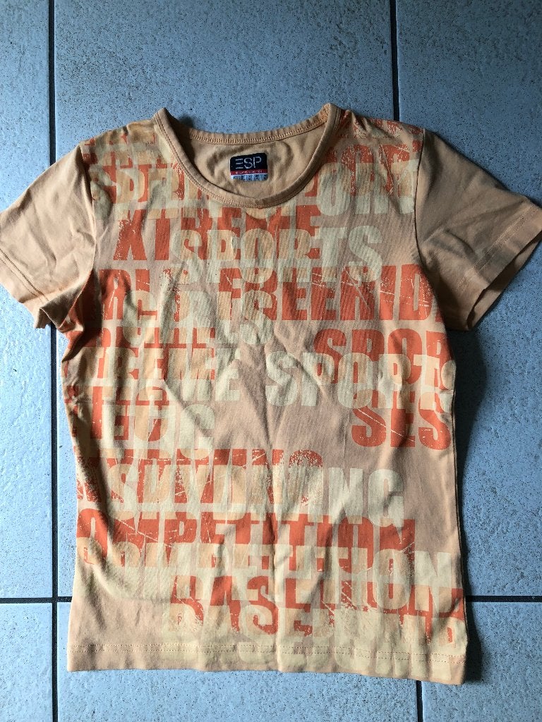 Oranje sportshirt Esprit maat S, Kleding | Dames, Sportkleding, Maat 38/40 (M), Overige typen, Oranje, Ophalen of Verzenden