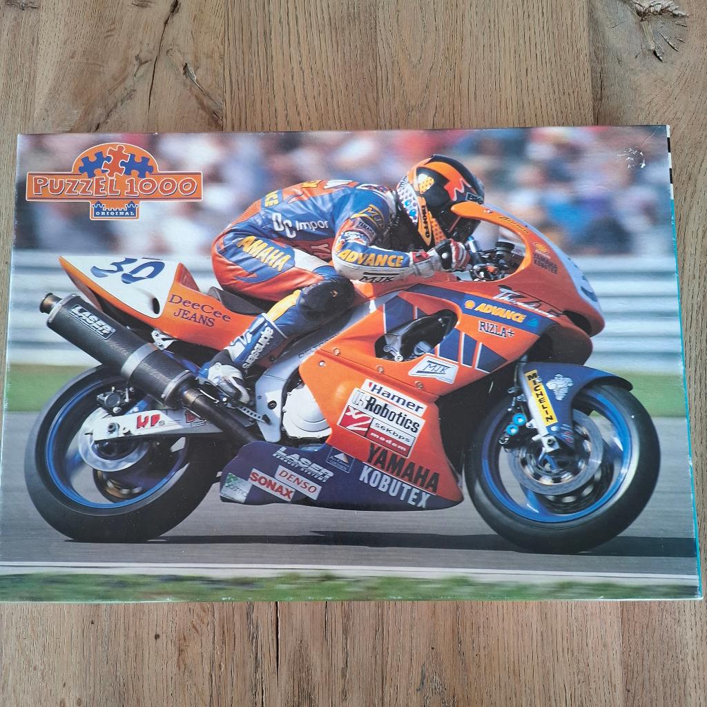 Puzzel 1000 wilco zeelenberg winnaar ss 600 assen 1997, Ophalen of Verzenden, 500 t/m 1500 stukjes, Zo goed als nieuw, Legpuzzel