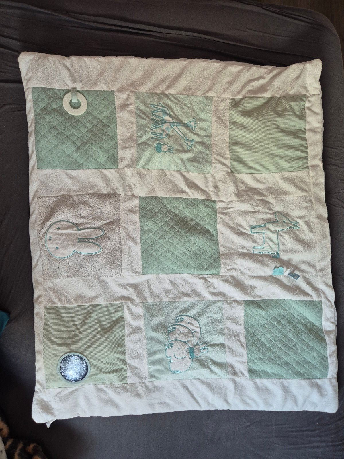 Box kleed Nijntje wit mint groen, Ophalen of Verzenden