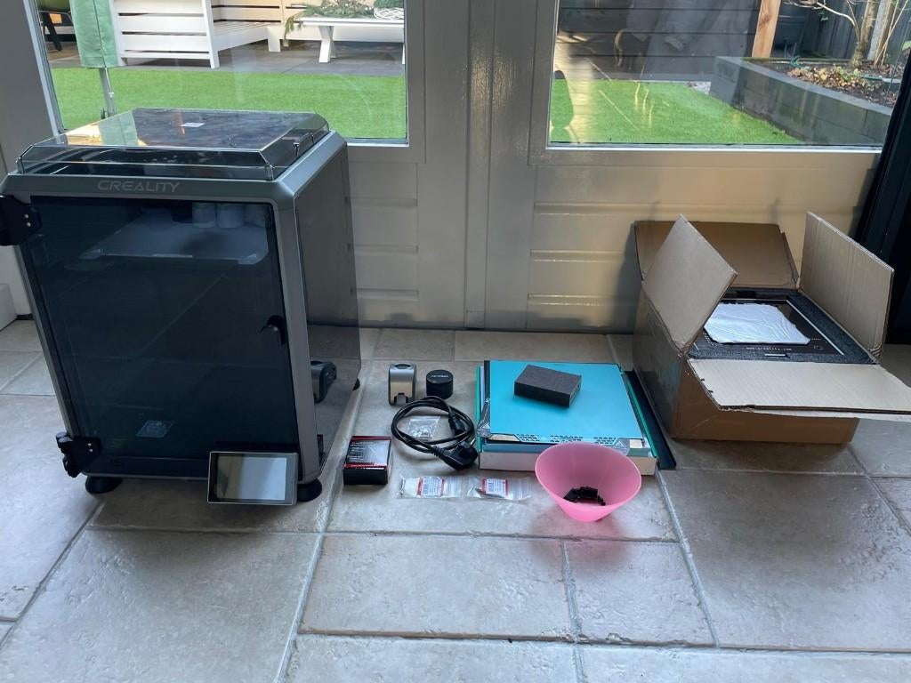 Geüpgrade Creality K1 3D printer, Computers en Software, 3D Printers, Ophalen, Gebruikt, Filament, Creality