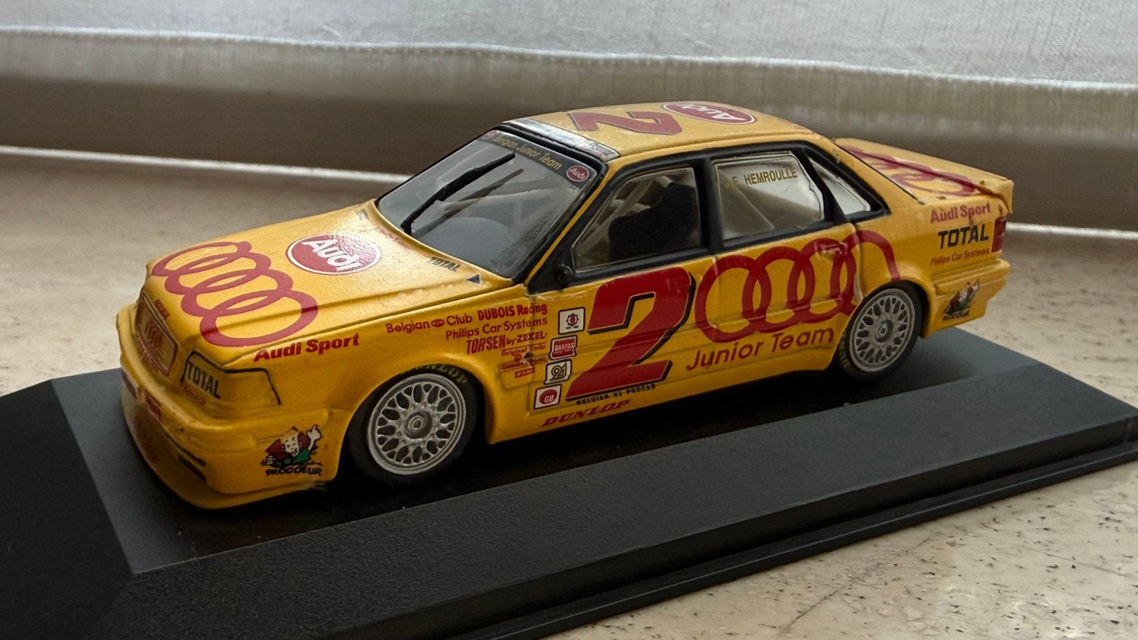 Audi V8 Quattro evo, Hobby en Vrije tijd, Modelauto's | 1:43, Ophalen of Verzenden, Zo goed als nieuw, Auto, MiniChamps