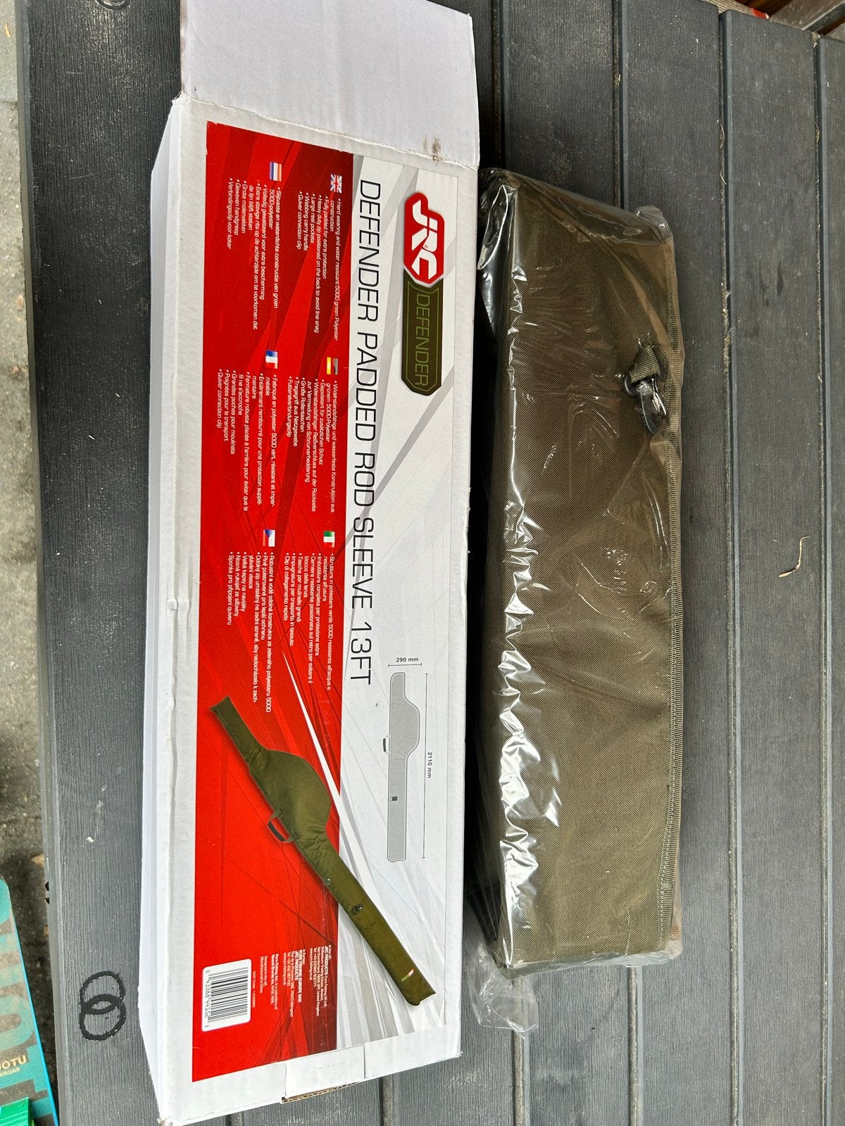 JRC Defender Padded Rod Sleeve 13FT - Nieuw, Ophalen, Nieuw, Koffer of Tas