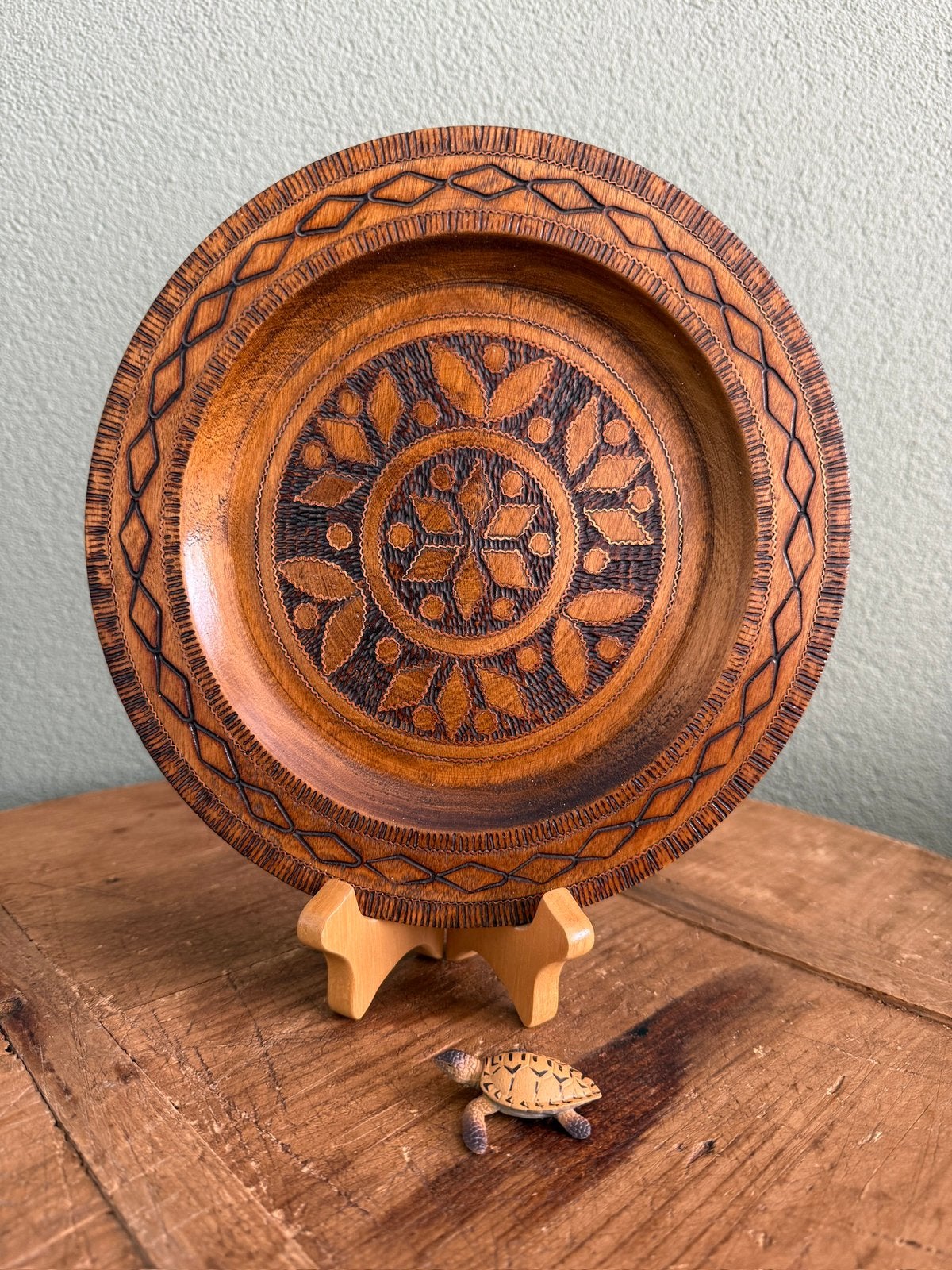 Vintage Houten Sierbord / Wandbord, Ophalen of Verzenden