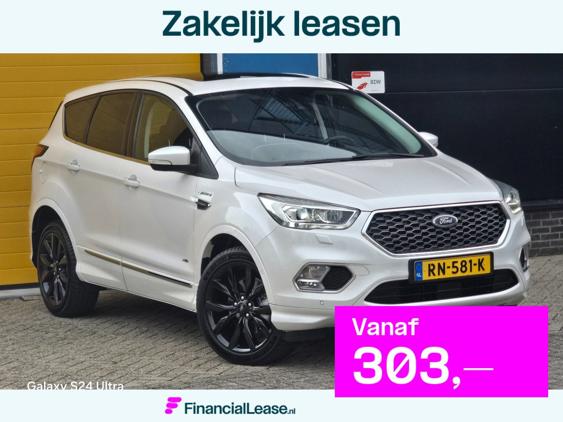 Ford Kuga 1.5 EcoBoost Vignale AWD / 182 PK / AUT / NAP / Pa, Automaat, Dealer onderhouden, 4 cilinders, 1850 kg