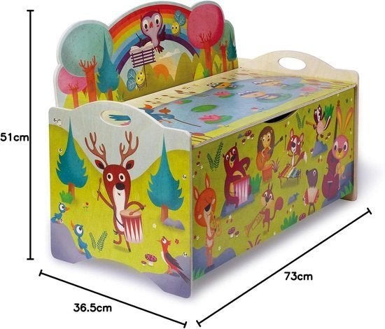 Houten Speelgoedkist – Opbergkist – Speelgoedbak – Speelbank, Corvance B.V., Verzenden, Nieuw, Corvancebol@gmail.com