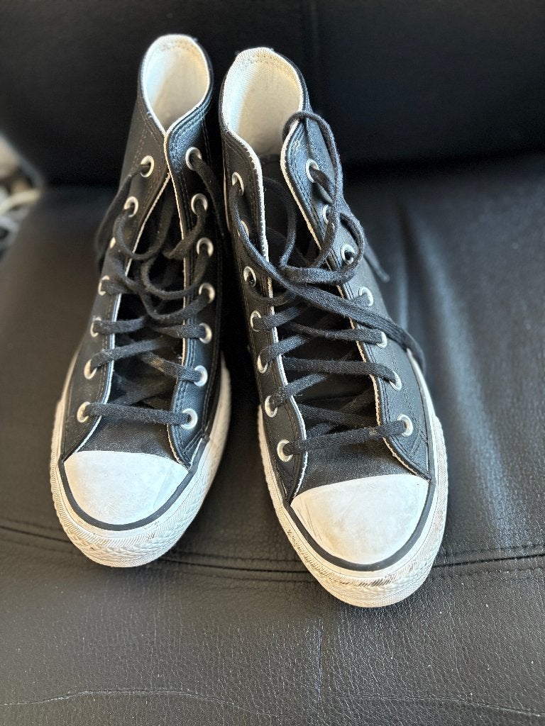 Echte Converse Custom Chuck Taylor All Star By You mt 39, Zwart, Ophalen of Verzenden, Converse All Stars, Sneakers of Gympen