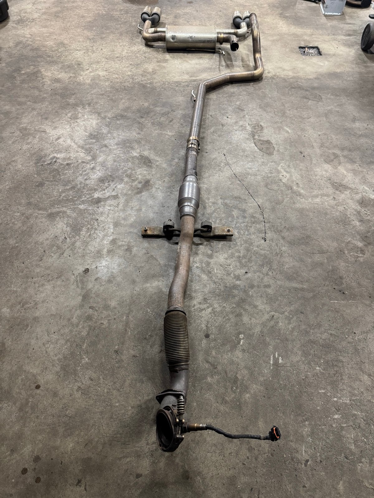 Volledige 2,5 inch uitlaat Opel Corsa OPC Custom Downpipe, Ophalen, Gebruikt, Opel
