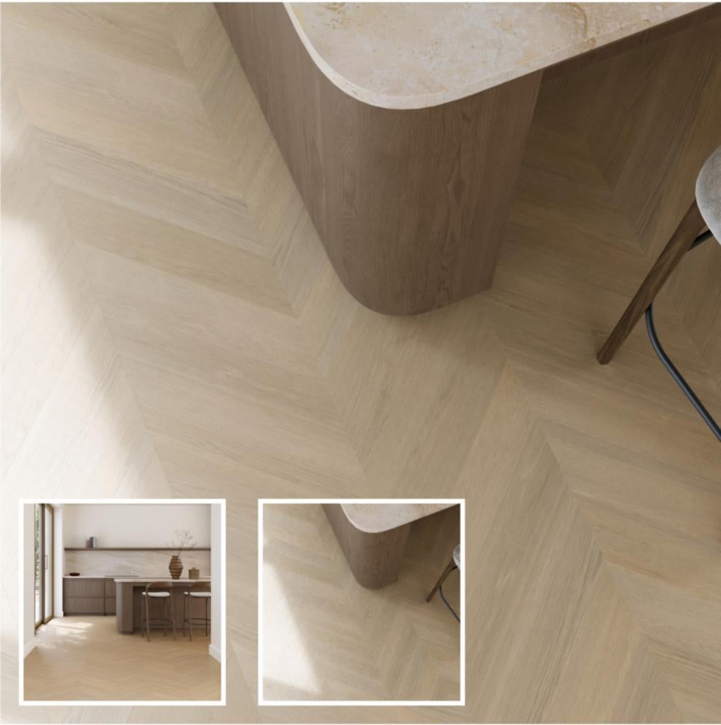 PVC Vloeren: Visgraat, Hongaarse Punt, Rechte Plank, Nieuw, 10 m² of meer, 150 cm of meer, Kunststof