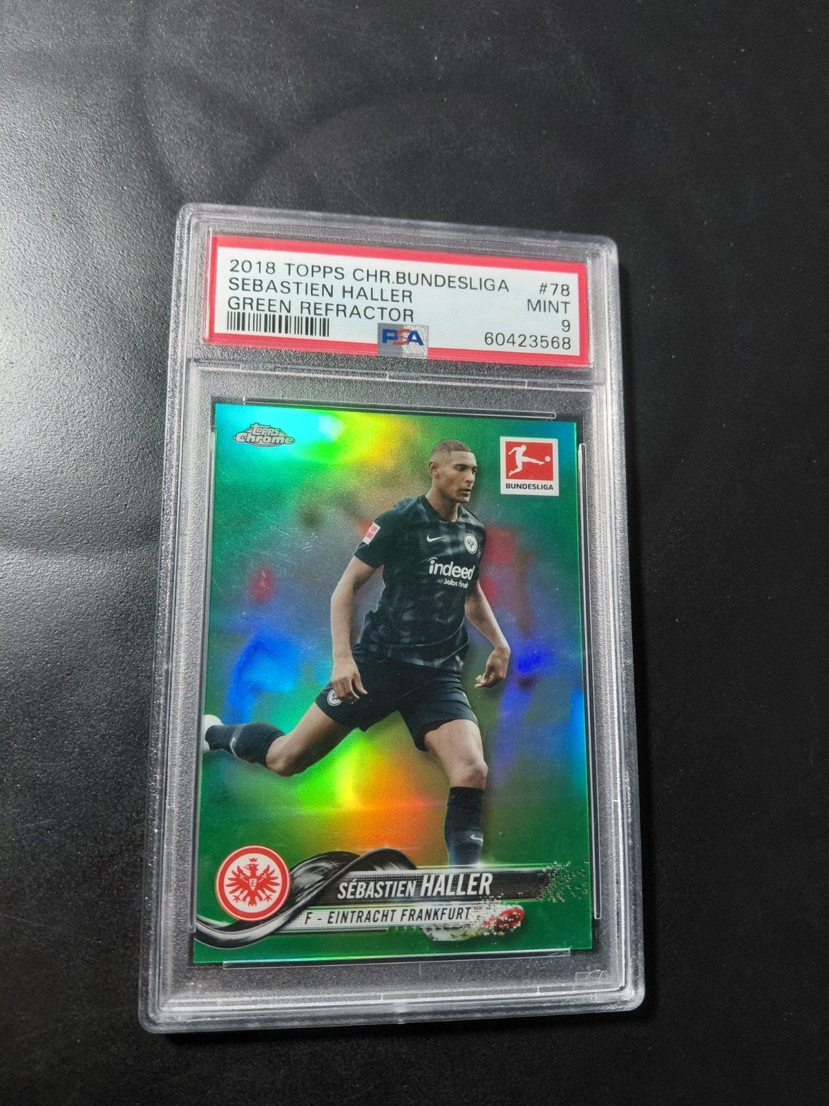 Sebastien haller (fc utrecht/frankfurt) psa 9 topps chrome, Ophalen of Verzenden, Nieuw, F.C. Utrecht, Poster, Plaatje of Sticker