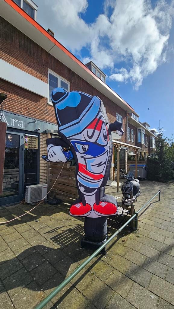 Opblaasbare reclame pop, Ophalen of Verzenden, Zo goed als nieuw, Abraham of Sarah