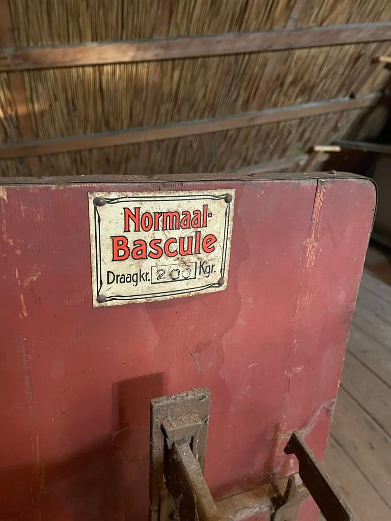 Normaal Bascule weegschaal, 200 Kgr, Ophalen