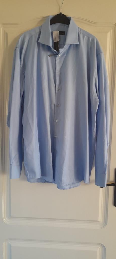 John Miller overhemd 46, Ophalen of Verzenden, Nieuw, Blauw, Overige halswijdtes