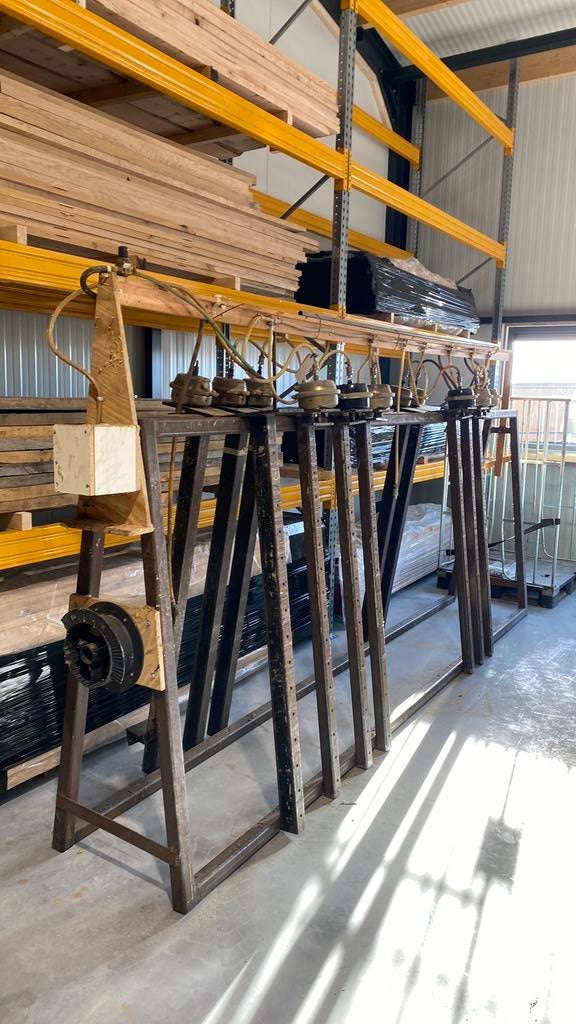 Pneumatische opsluitbank dubbelzijdig, Ophalen, DN, DN, DN