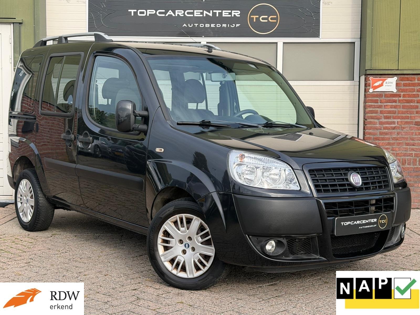 Fiat Doblo 1.4 Dynamic/AIRCO/ELEK.RAMEN/APK/NAP, Auto's, Voorwielaandrijving, Gebruikt, Doblo, 4 cilinders