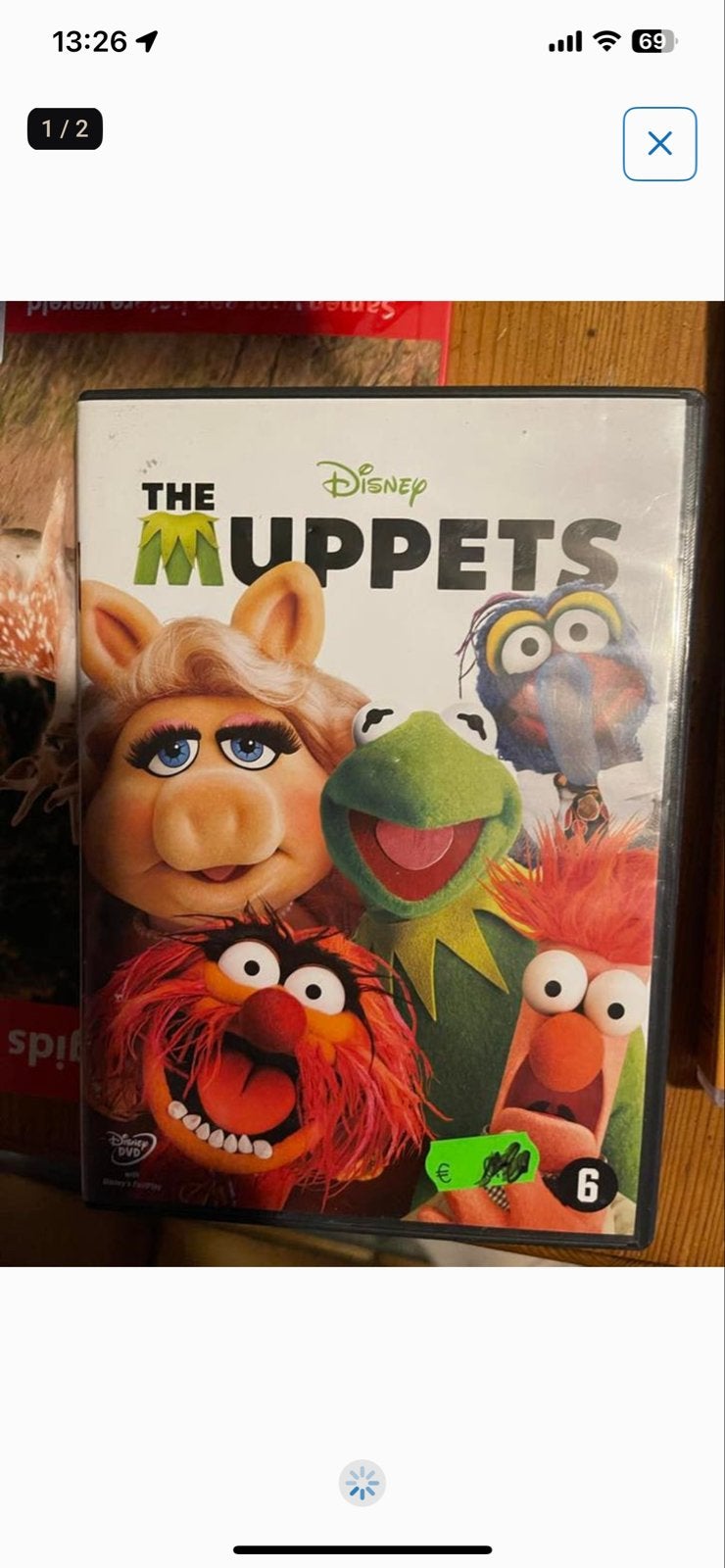 The Muppets - Disney DVD, Gebruikt, Alle leeftijden, Nederlands, Familie